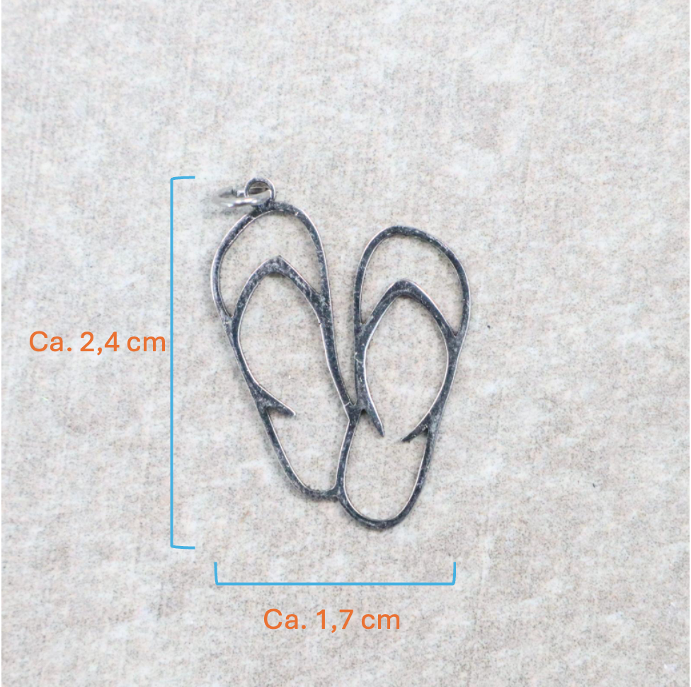 Bedel | Roestvrijstaal | Slippers | Zilver