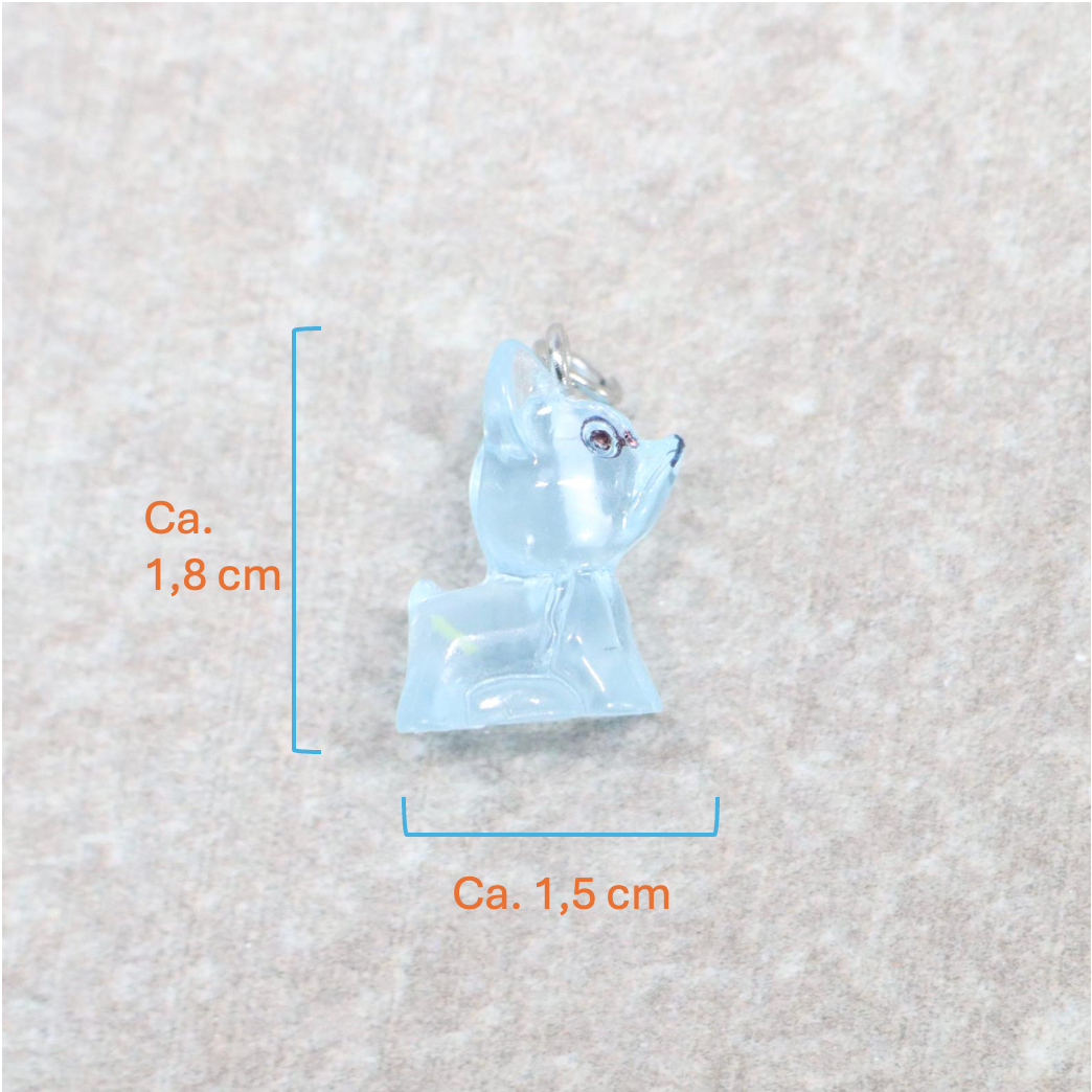 Bedel | Overig | Hond | Blauw transparant | Zilver