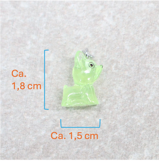 Bedel | Overig | Hond | Groen transparant | Zilver