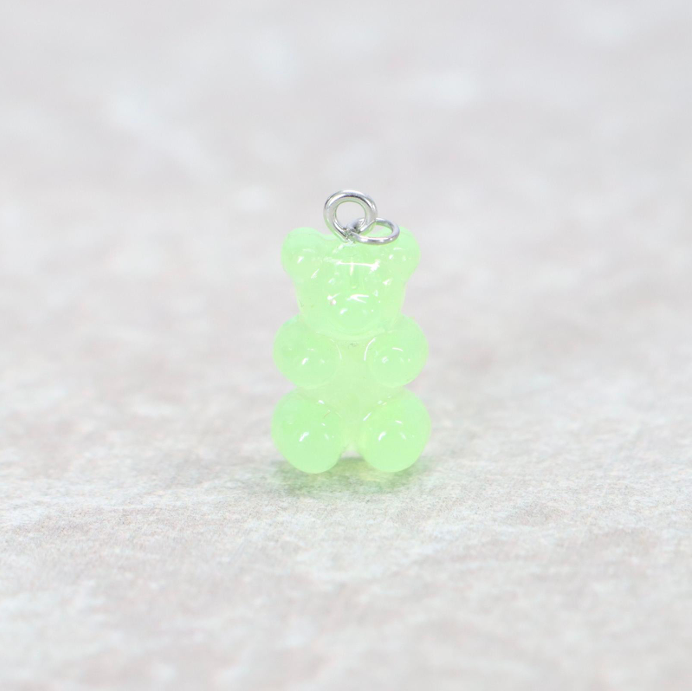 Bedel | Overig | Gummy beer 2D | Groen transparant | Zilver