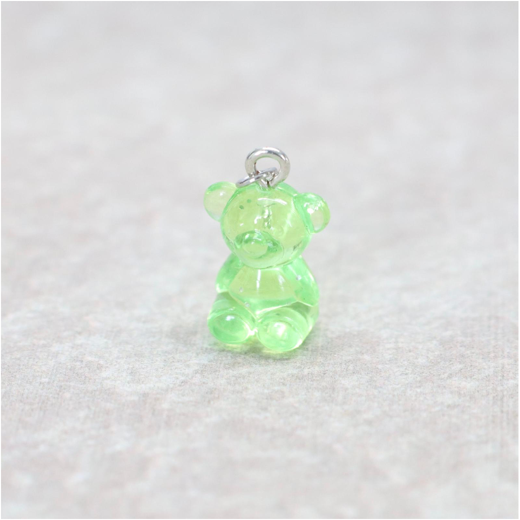Bedel | Overig | Teddy beer | Groen transparant | Zilver