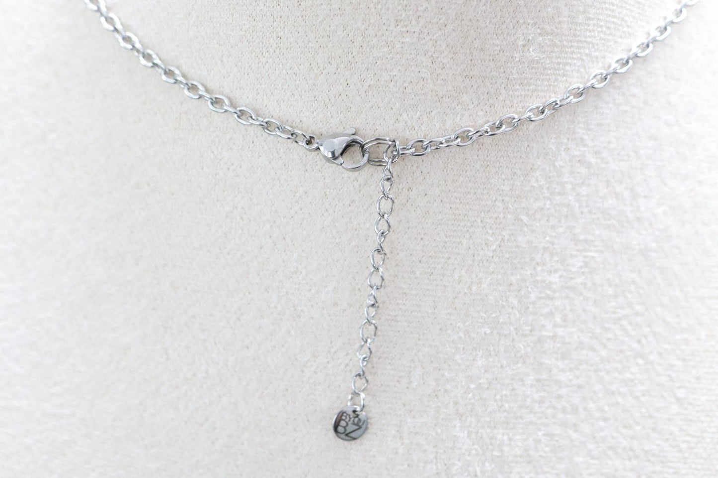 OSLO PEARL ❄️✨ | Hematiet & craquelé kwarts ketting | 6mm | ca. 43cm