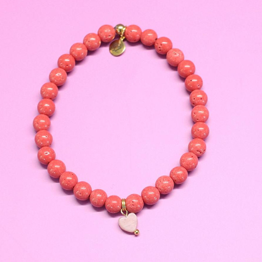 ARIZONA FLAME | Koraal armband | 6mm | Normal Fit