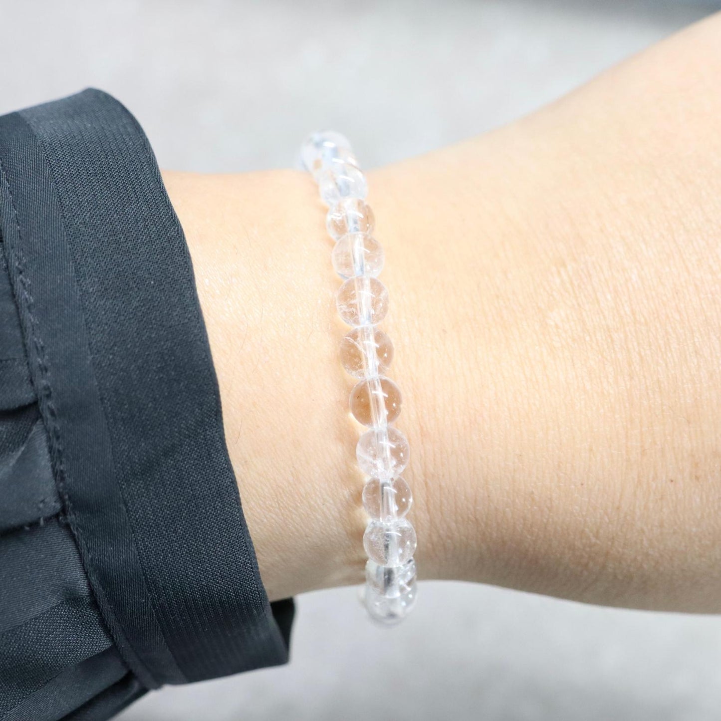 CLASSIC BERGKRISTAL | Bergkristal armband | 6mm | Normal Fit