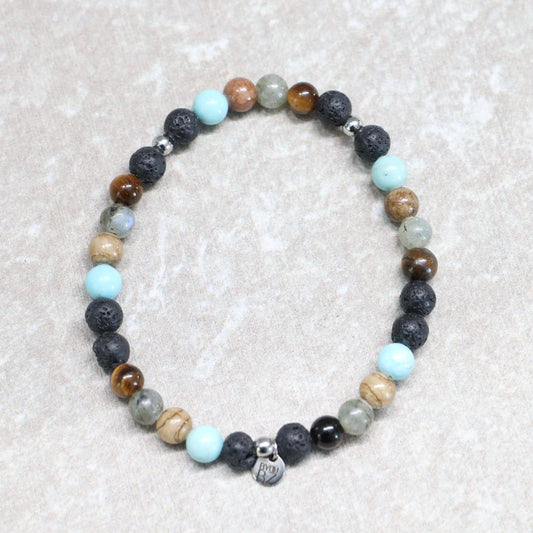 MYSTIC TULUM | Natuursteen armband mix | 6mm | Normal Fit