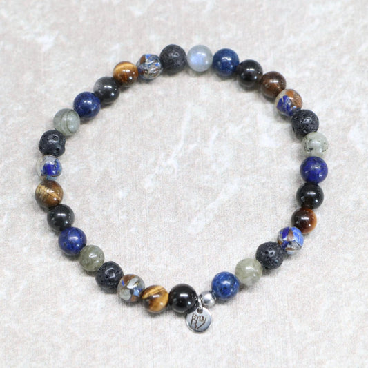 MYSTIC ANDES | Natuursteen armband mix | 6mm | Normal Fit