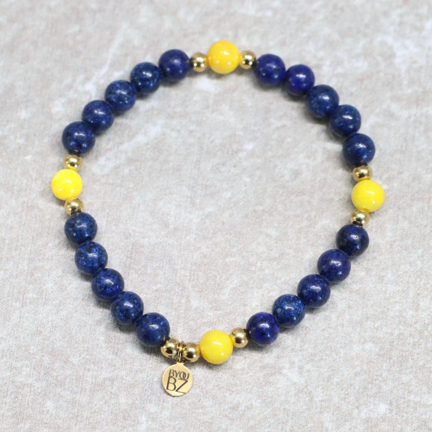 JOY GEM CAPRI | Lapis lazuli armband | 6mm | Normal Fit