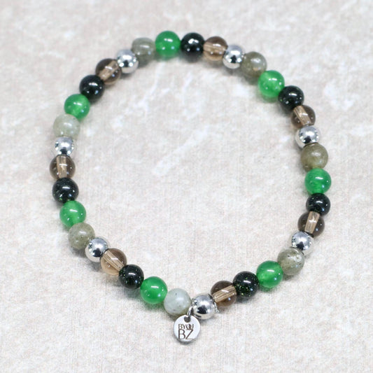 MYSTIC HIGHLANDS | Natuursteen armband mix | 6mm | Normal Fit