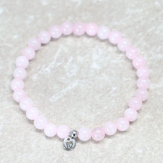 CLASSIC ROZENKWARTS | Rozenkwarts armband | 6mm | Normal Fit