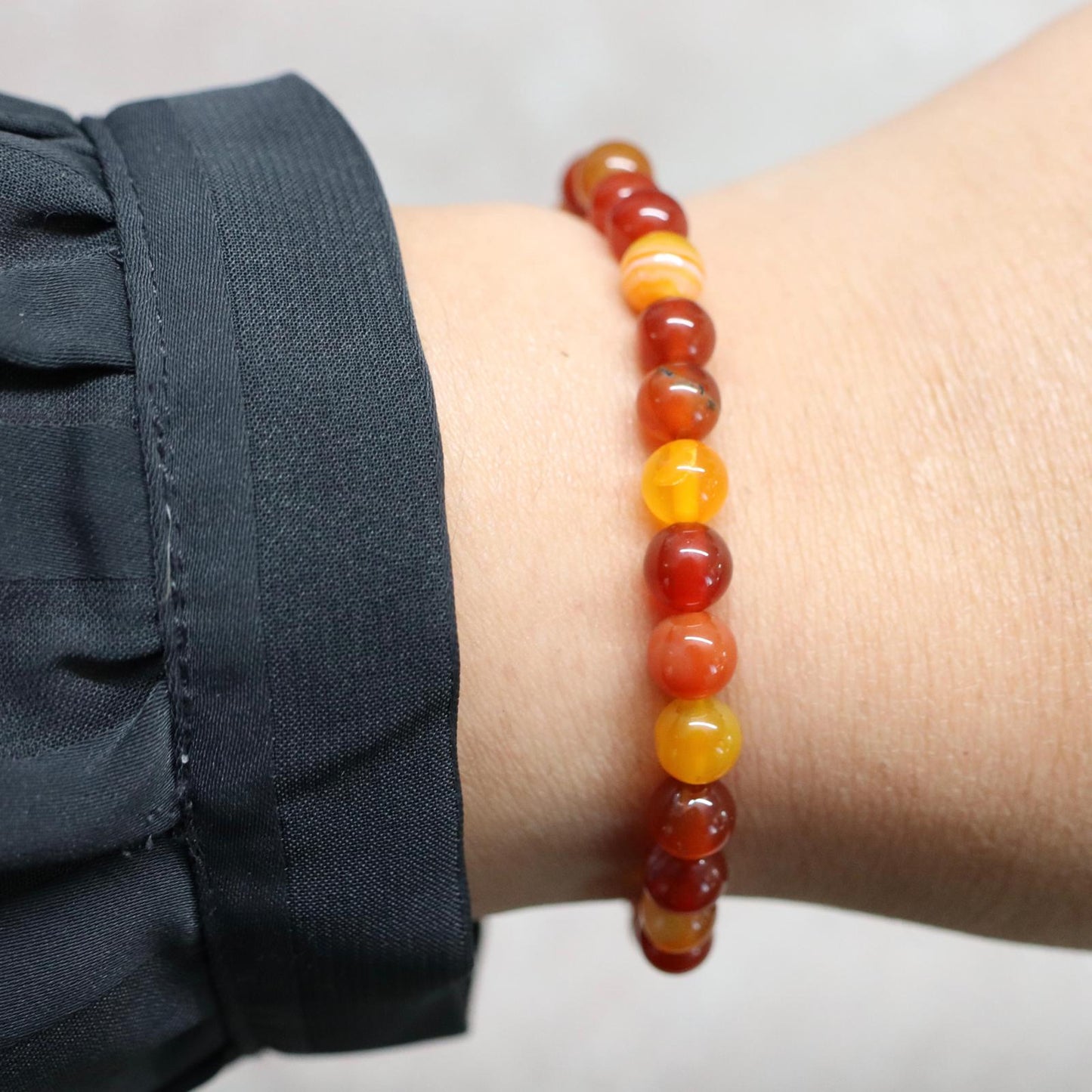 BOLD VIVID MARRAKECH | Carneool armband | 6mm | Normal Fit