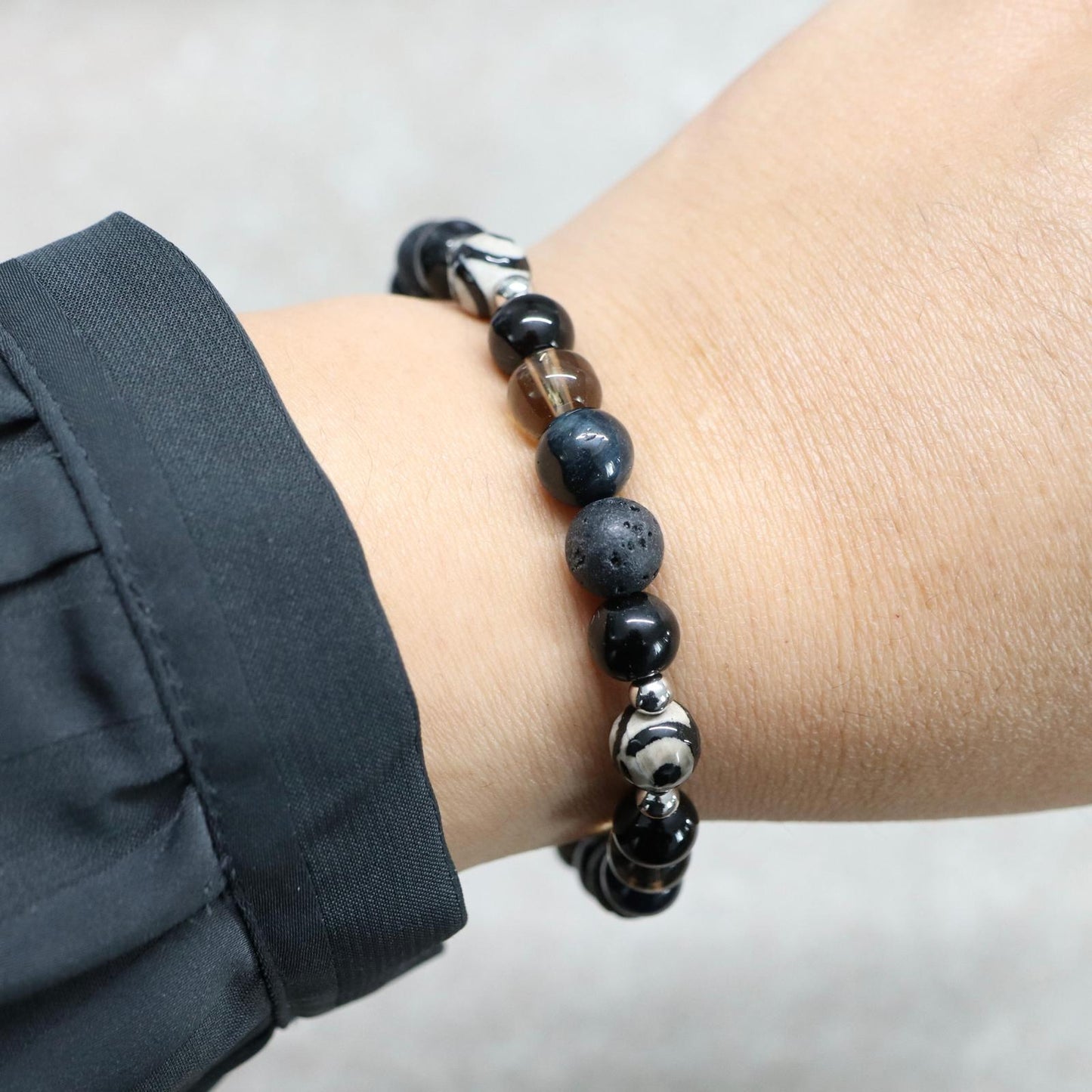 NIGHT MARKET PAI | Natuursteen armband mix | 8mm | Relaxed Fit