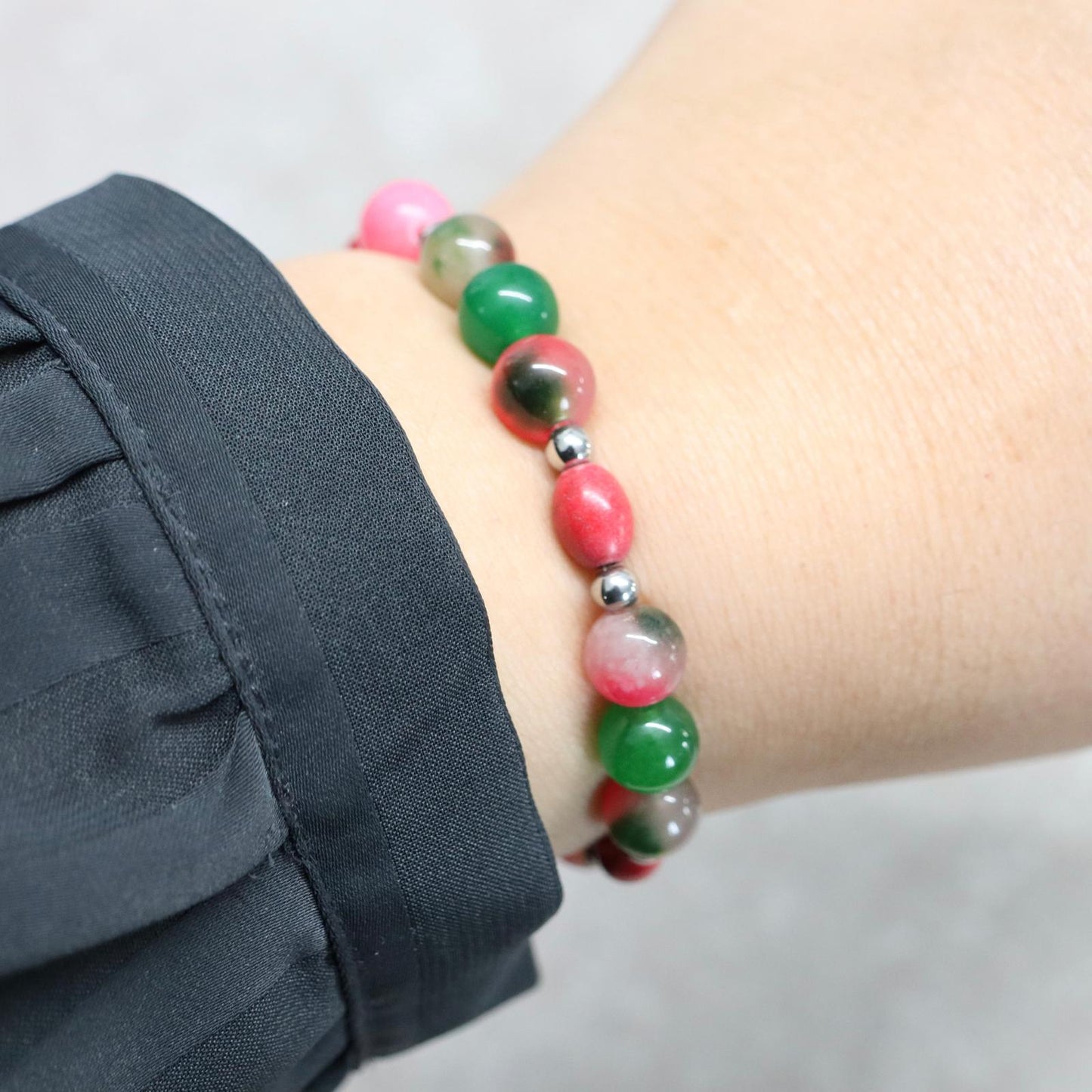 AMALFI BREEZE | Natuursteen armband mix | 8mm | Small Fit