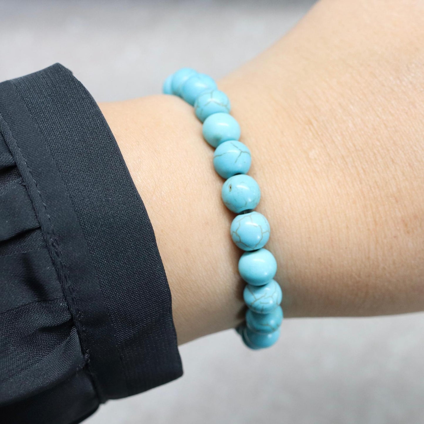 CLASSIC TURKOOIS | Howliet armband | 8mm | Small Fit