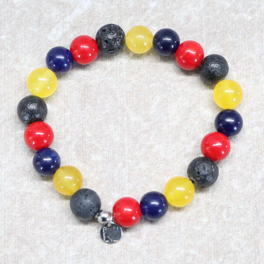 COLOMBIA VIBES | Natuursteen armband mix | 8mm | Small Fit