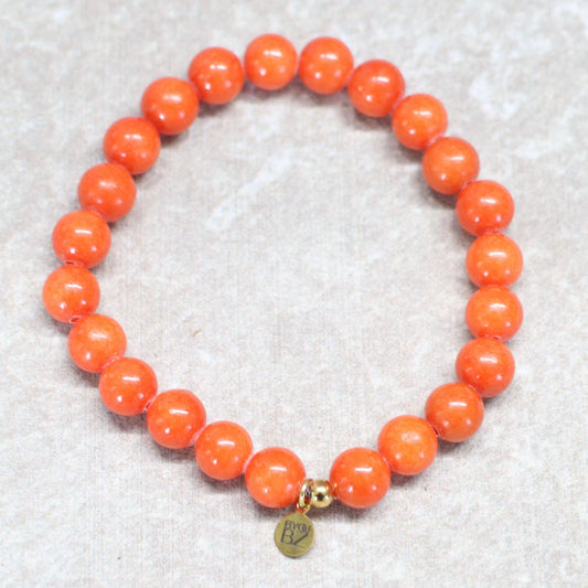 HOLLANDS GLORIE | Chalcedoon armband | 8mm | Normal Fit