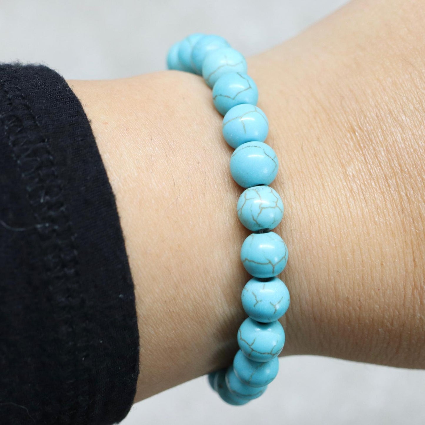 CLASSIC TURKOOIS | Howliet armband | 8mm | Normal Fit
