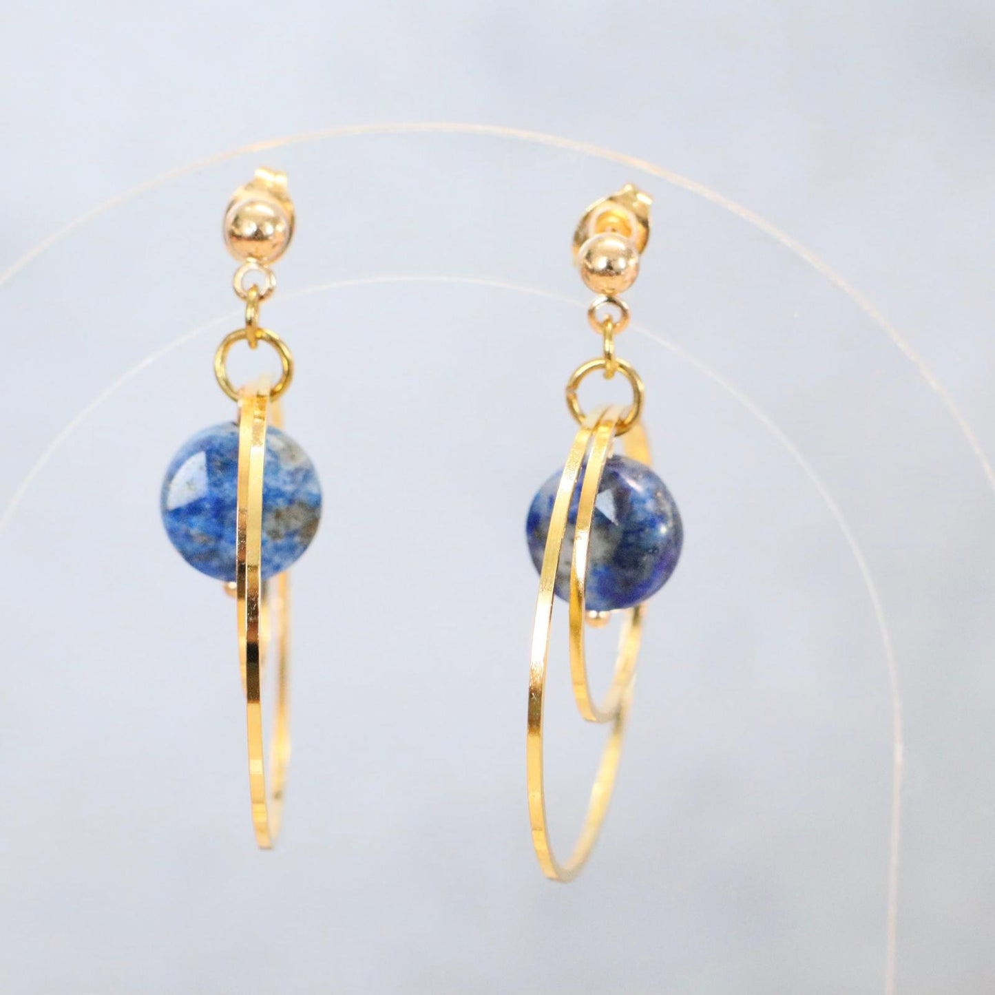 LISBON AZURE | Oorbellen | Lapis lazuli