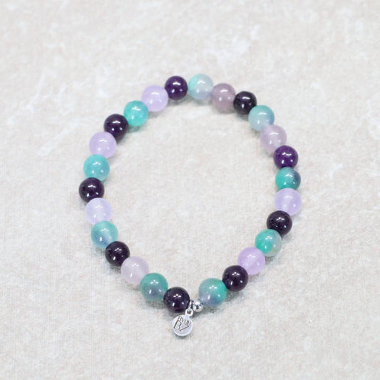 AURORA FOREST | Natuursteen armband mix | 8mm | Relaxed Fit