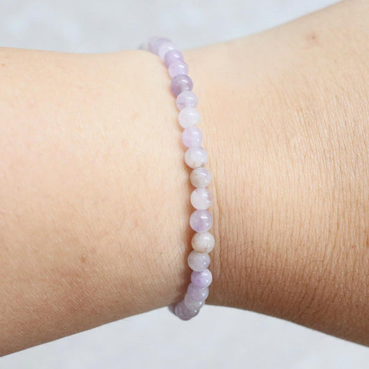 Lavendel Amethist | Amethist armband | 4 mm | Normal Fit