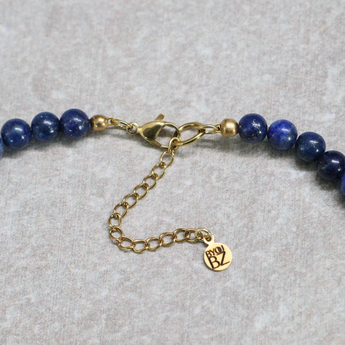 CLASSIC Lapis Lazuli | Ketting | 6mm | Kreeftsluiting | 45cm