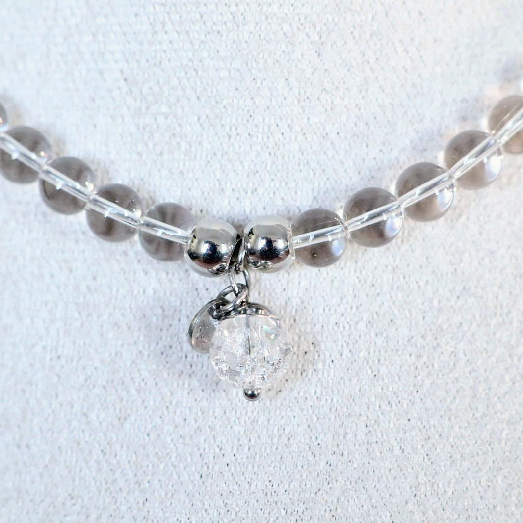 LAKE MORAINE | Kwarts ketting | 6mm | ca. 40cm