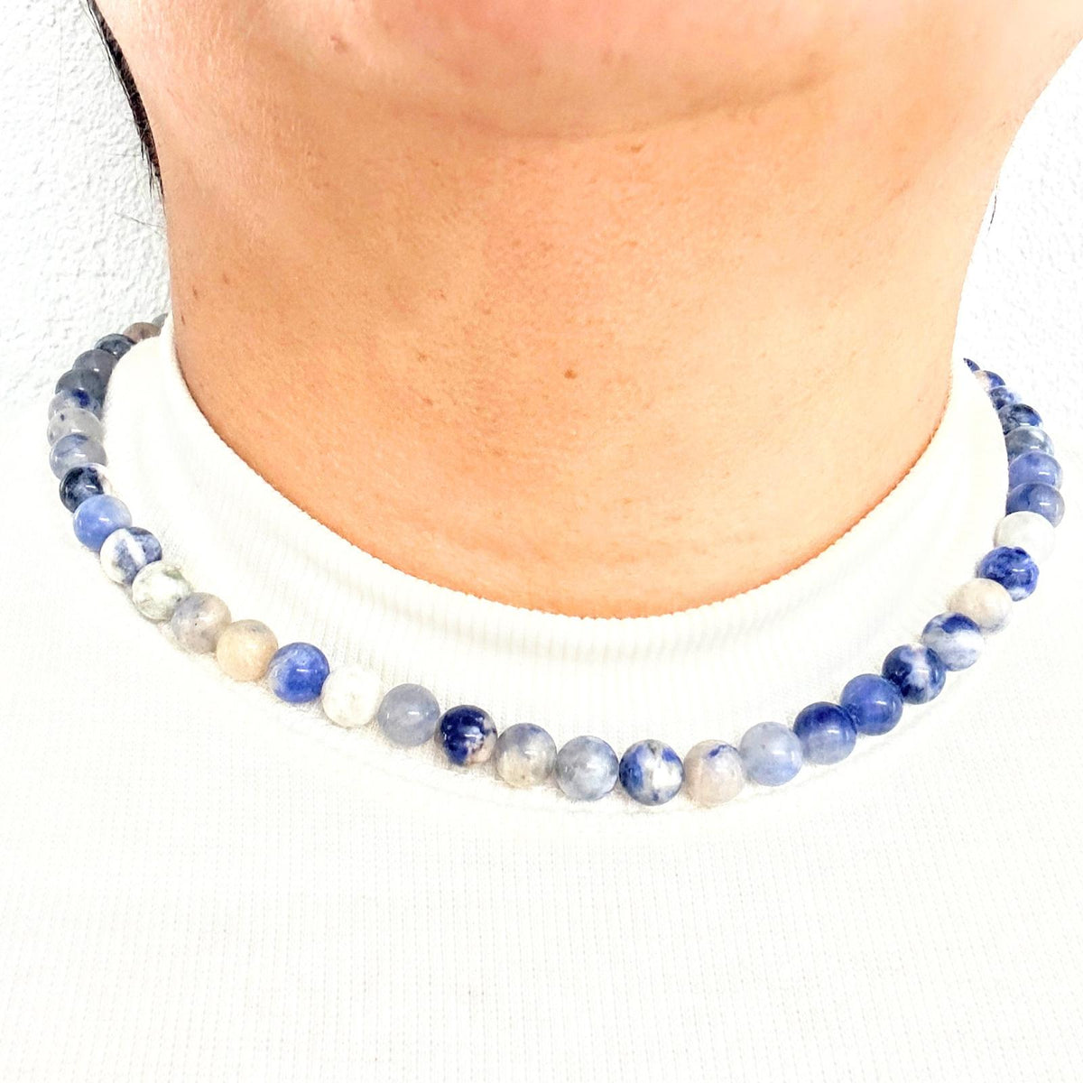 CLASSIC Sodaliet | Ketting | 8mm | Magneetsluiting | 45cm