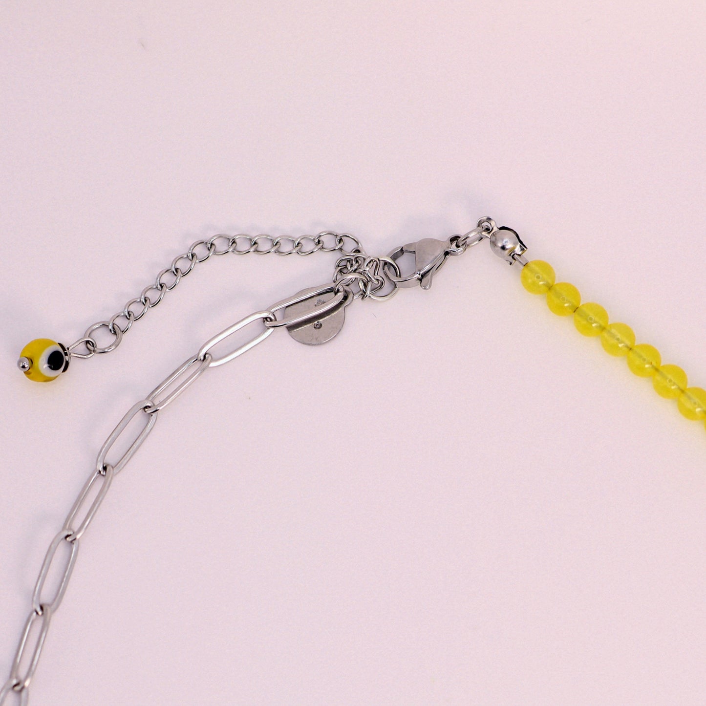 SES SALINES GLOW | Chalcedoon jaspis ketting | 4mm | ca. 40cm