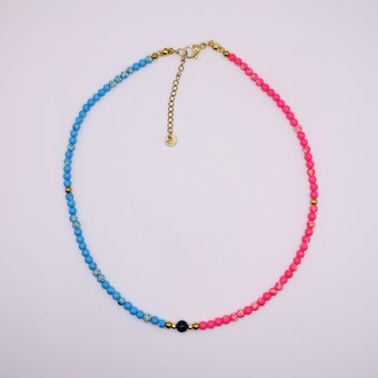 PINK SANDS BAY | Howliet ketting | 4mm | ca. 40cm