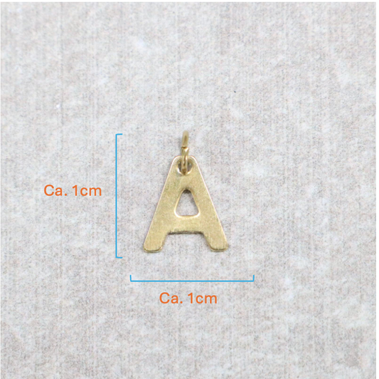Bedel | Roestvrijstaal | Letter A | Goud