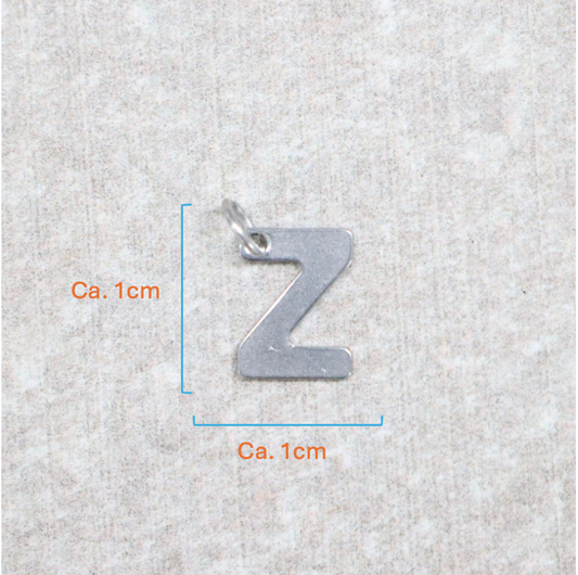 Bedel | Roestvrijstaal | Letter Z | Zilver