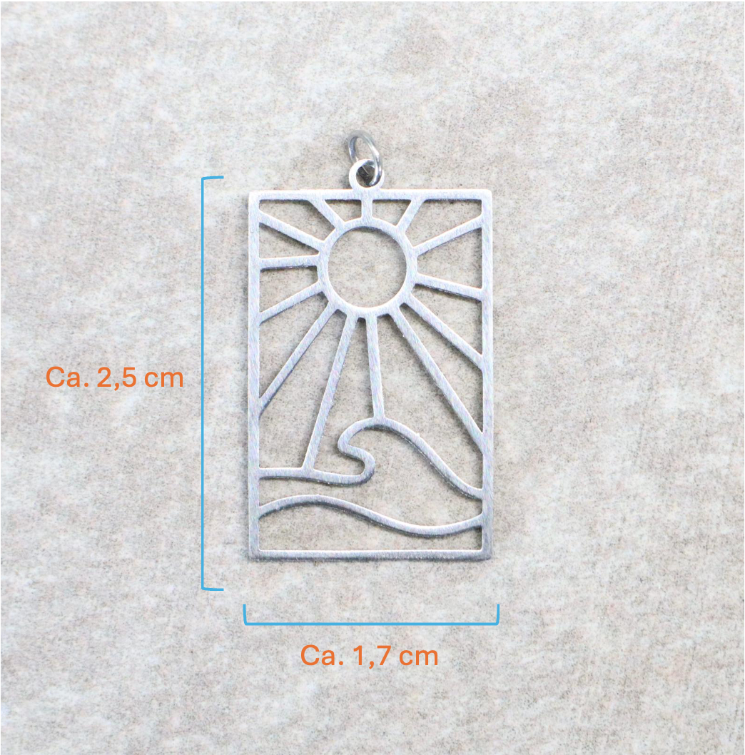 Bedel | Roestvrijstaal | Zon Zee | Zilver