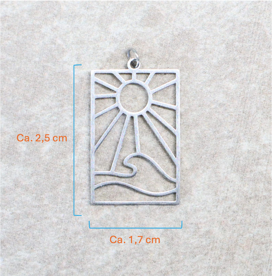 Bedel | Roestvrijstaal | Zon Zee | Zilver