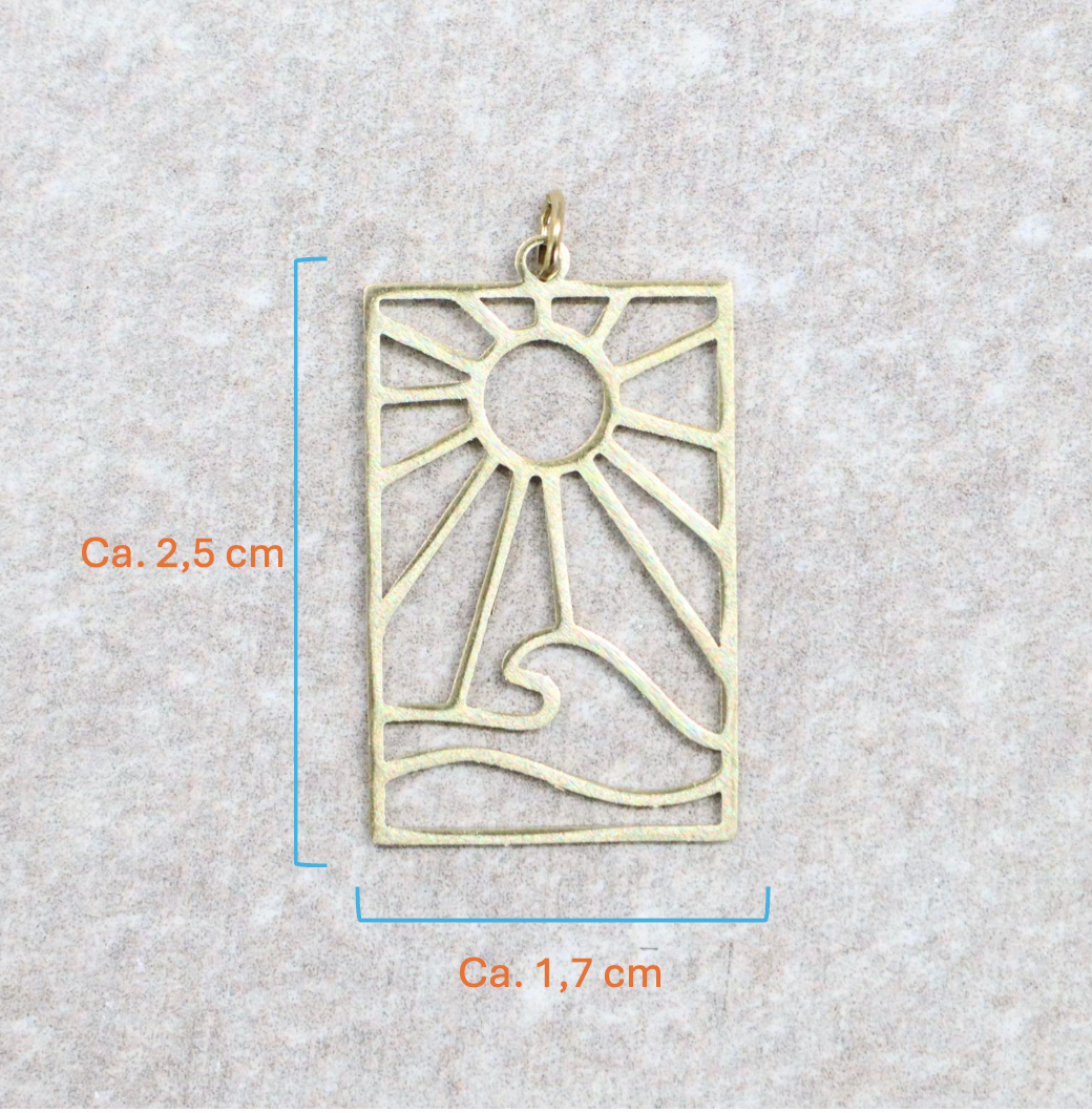 Bedel | Roestvrijstaal | Zon Zee | Goud