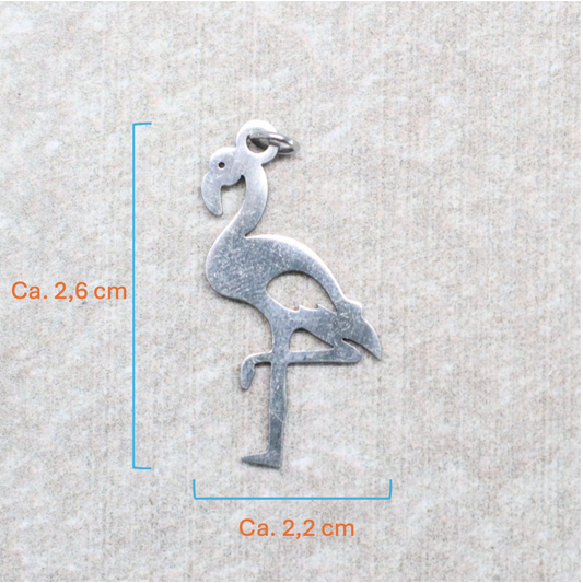 Bedel | Roestvrijstaal | Flamingo | Zilver