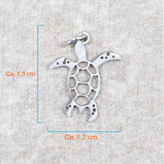 Bedel | Roestvrijstaal | Schildpad | Zilver