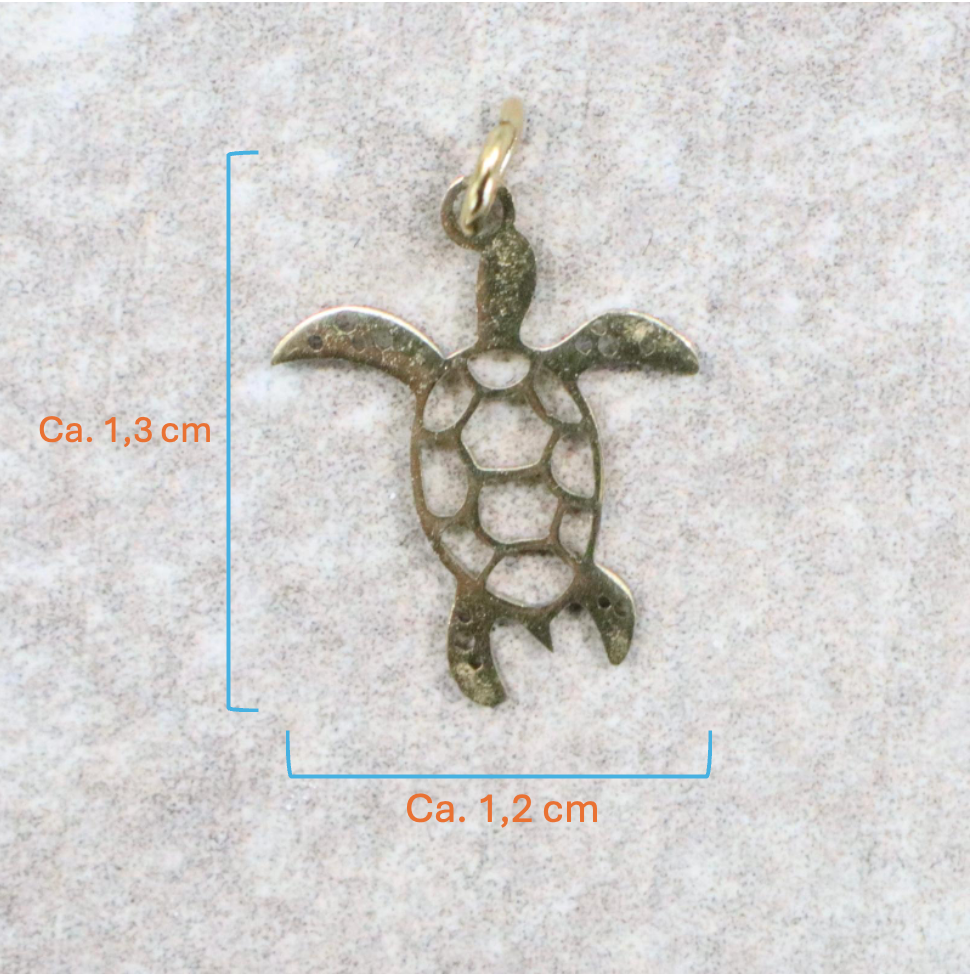 Bedel | Roestvrijstaal | Schildpad | Goud