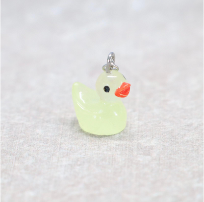 Bedel | Overig | Eend | Lichtgeel transparant | Zilver