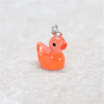 Bedel | Overig | Eend | Donker oranje transparant | Zilver