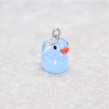 Bedel | Overig | Eend | Blauw transparant | Zilver