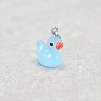 Bedel | Overig | Eend | Lichtblauw transparant | Zilver