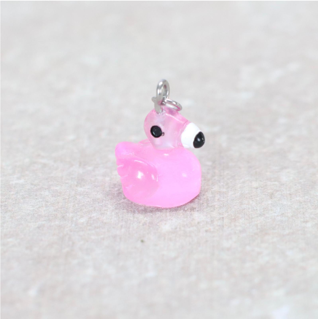 Bedel | Overig | Flamingo | Roze transparant | Zilver