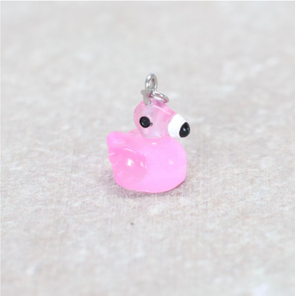 Bedel | Overig | Flamingo | Roze transparant | Zilver