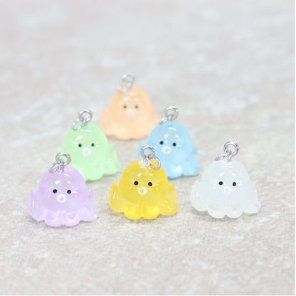 Bedel | Overig | Octopus | Roze transparant | Zilver