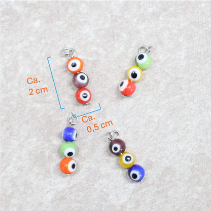 Bedel | Overig | Lucky eyes | Multicolor mix | Zilver