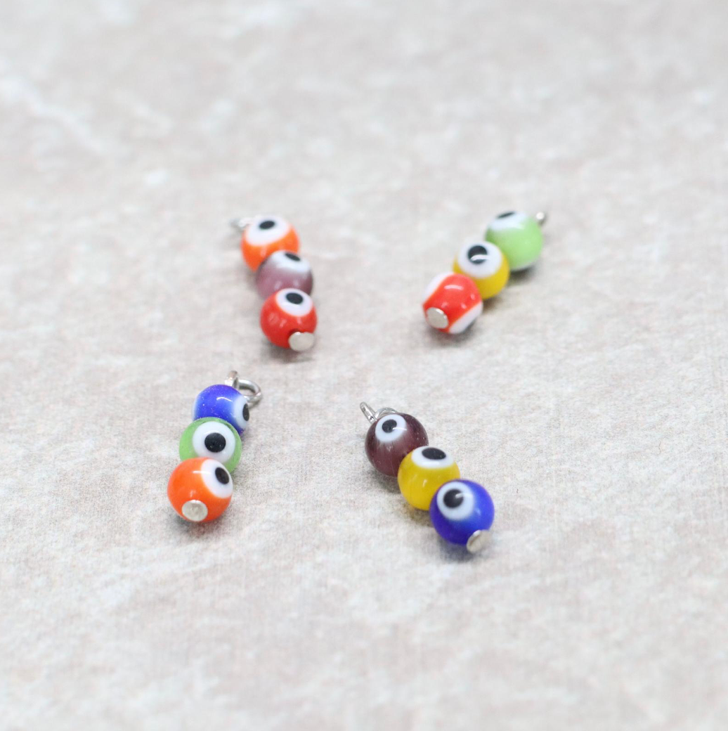 Bedel | Overig | Lucky eyes | Multicolor mix | Zilver
