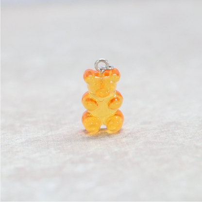 Bedel | Overig | Gummy beer 2D | Geel transparant | Zilver