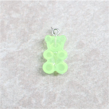 Bedel | Overig | Gummy beer 2D | Groen transparant | Zilver