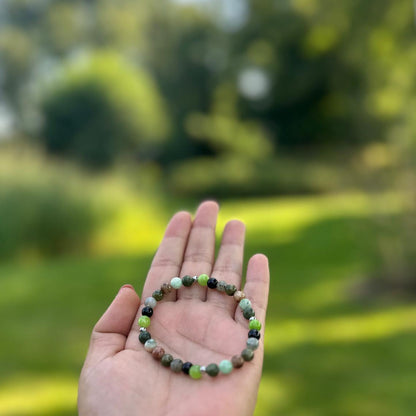 VERDE VOYAGE | Natuursteen armband mix | 6mm | Normal Fit