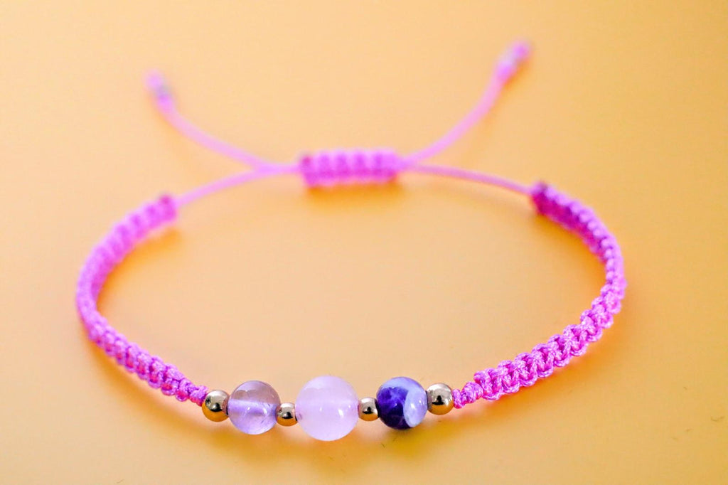 🌎🪢 NOMAD KNOTS | FUCHSIA ROZE | GOUD 🪢🌎