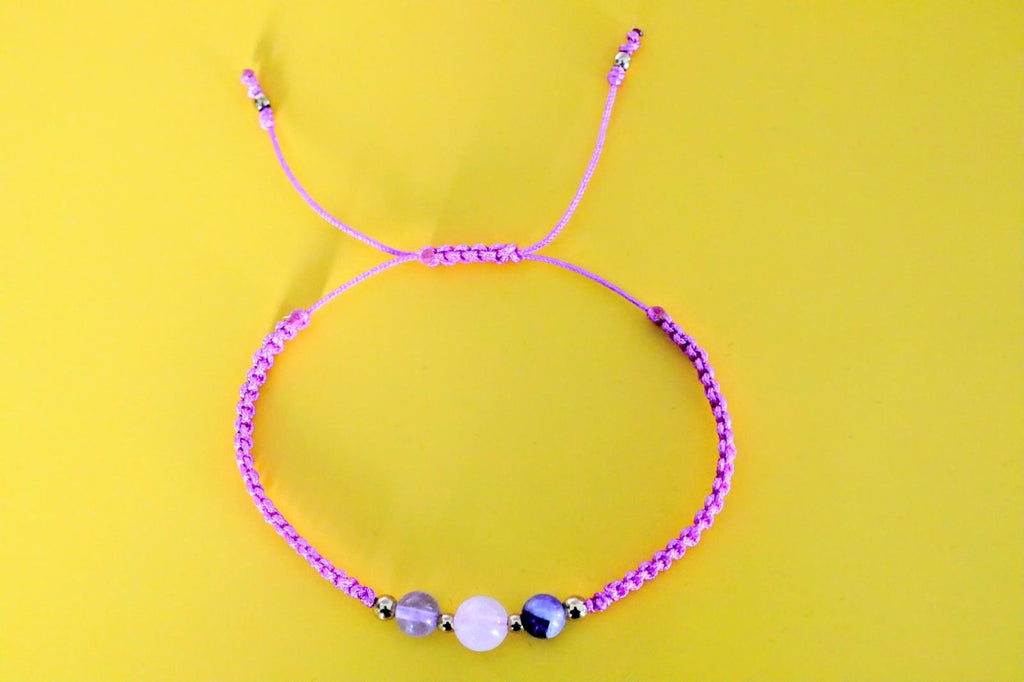 🌎🪢 NOMAD KNOTS | FUCHSIA ROZE | GOUD 🪢🌎